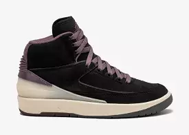 Air Jordan 2 Retro Off Noir Womens Lifestyle Shoes (Off Noir/Ice Cool Grey/Mauve)