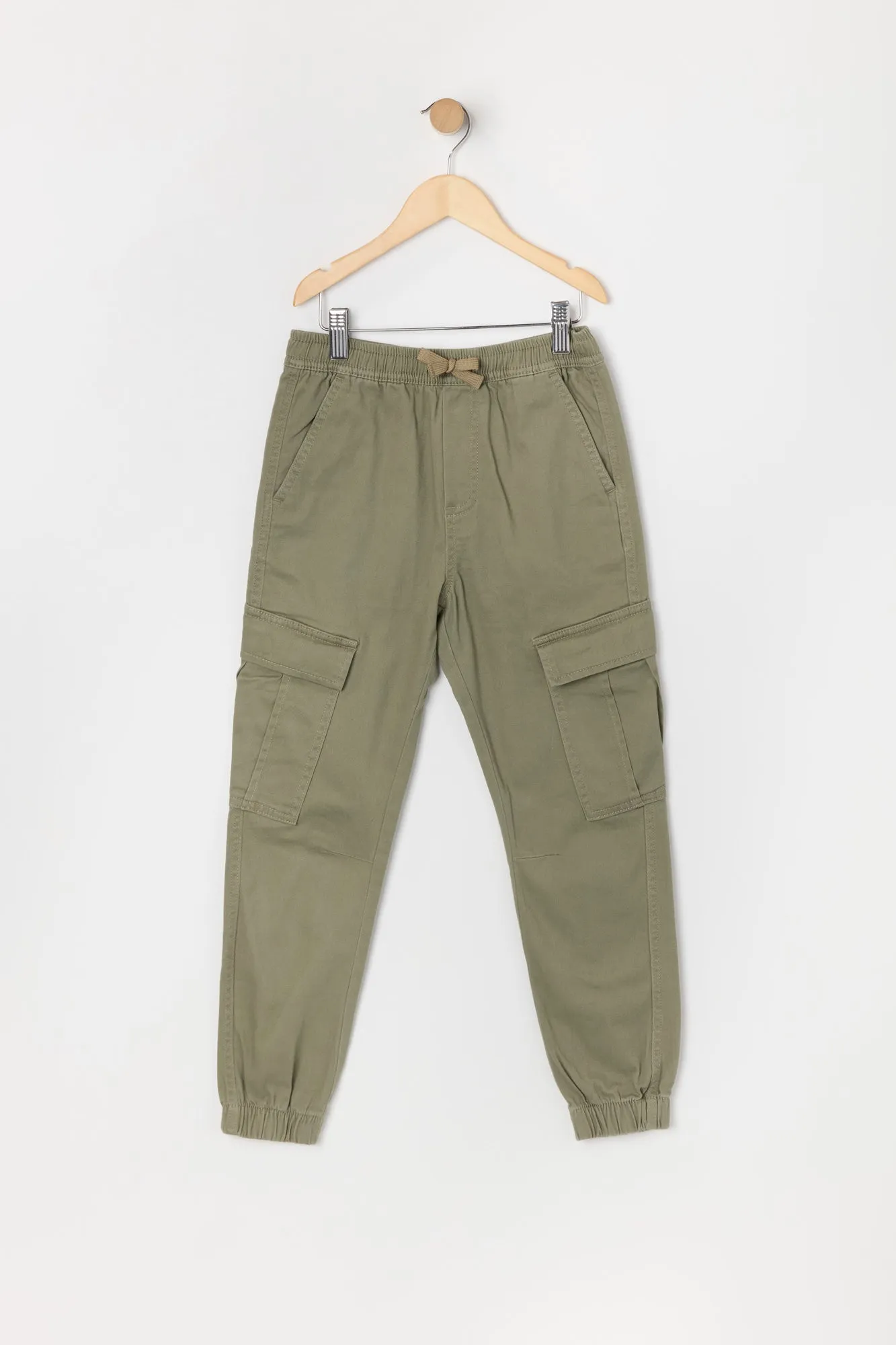 Boys Drawstring Cargo Jogger