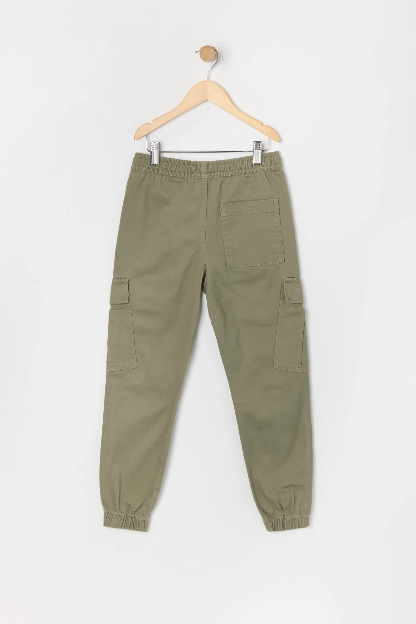 Boys Drawstring Cargo Jogger