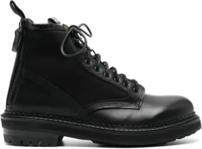 Buttero Cargo leather boots Black