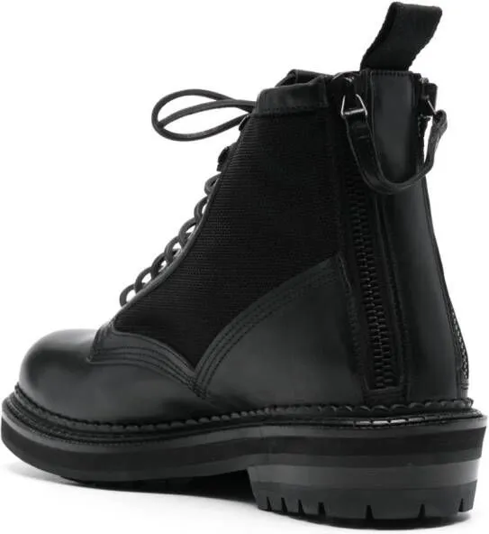 Buttero Cargo leather boots Black