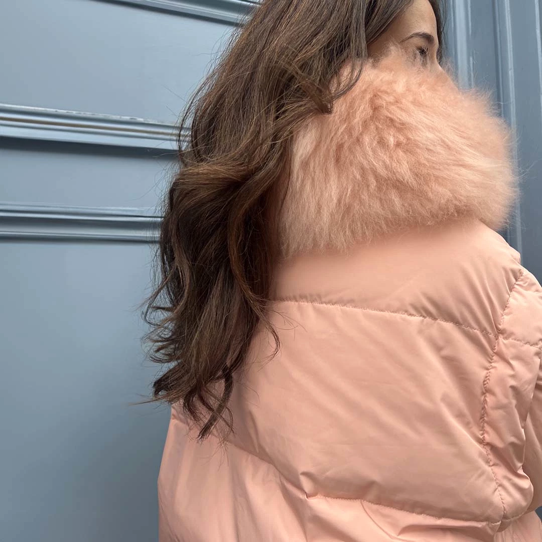 DOWN COAT CHARME PEACH