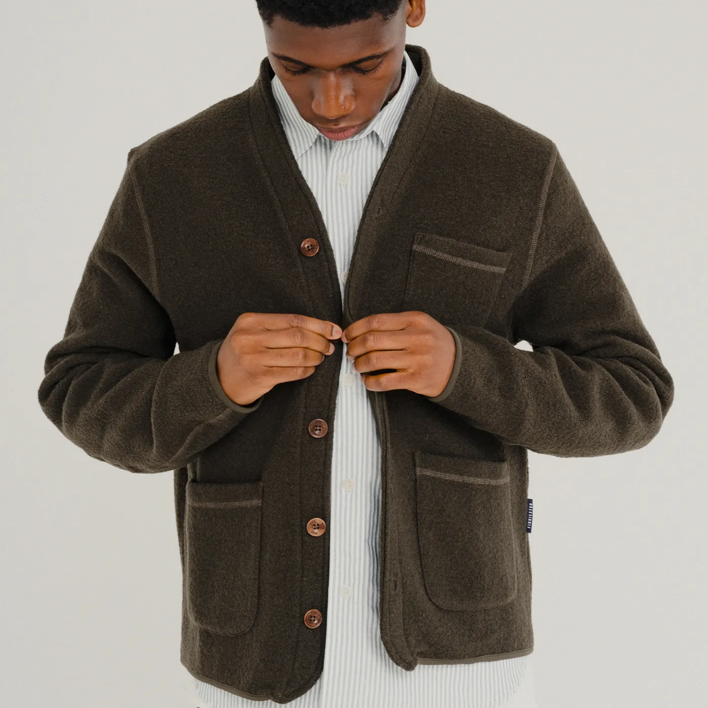 GRANT WOOL CARDIGAN