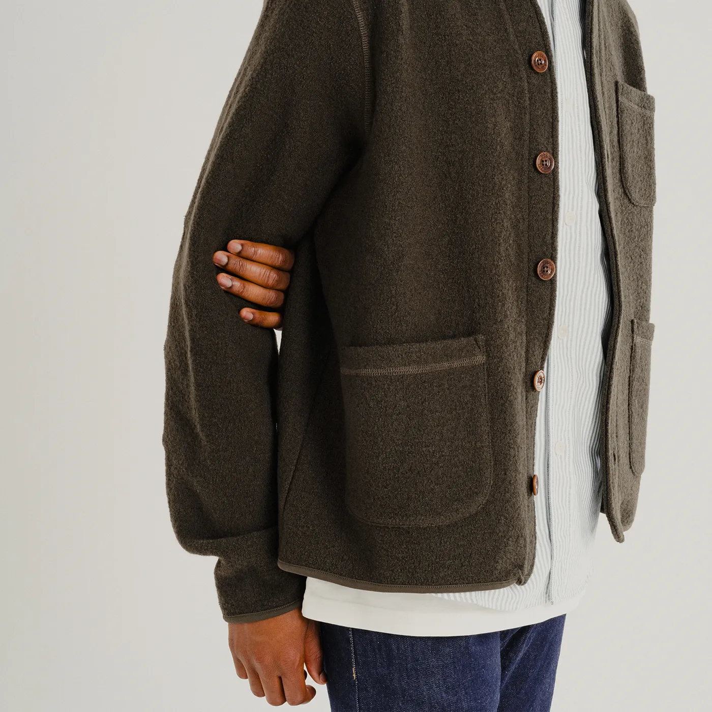 GRANT WOOL CARDIGAN