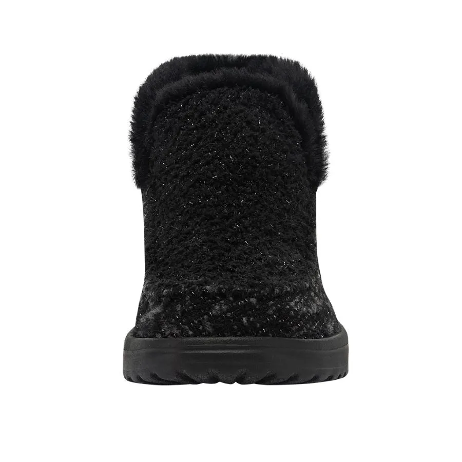 Hey Dude Womens Denny Slip On Boots- Sparkling Black