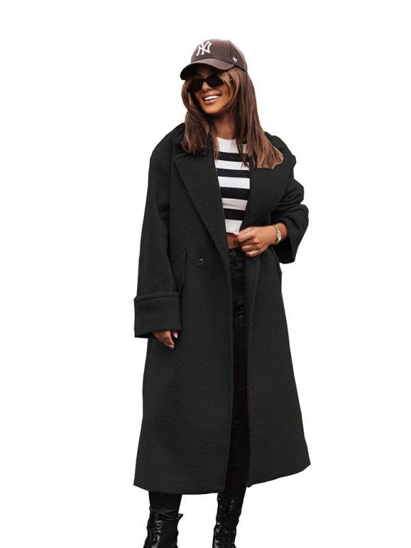 Loose Oversize Woolen Women Coat