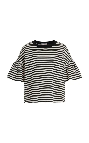 Max Mara Peirak Striped Jersey T-Shirt