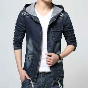 Men Jacket Denim Men SM6ue Denim Jeans Coats Designer Men Slim Fits Outwears With Hat Plus Size SM6