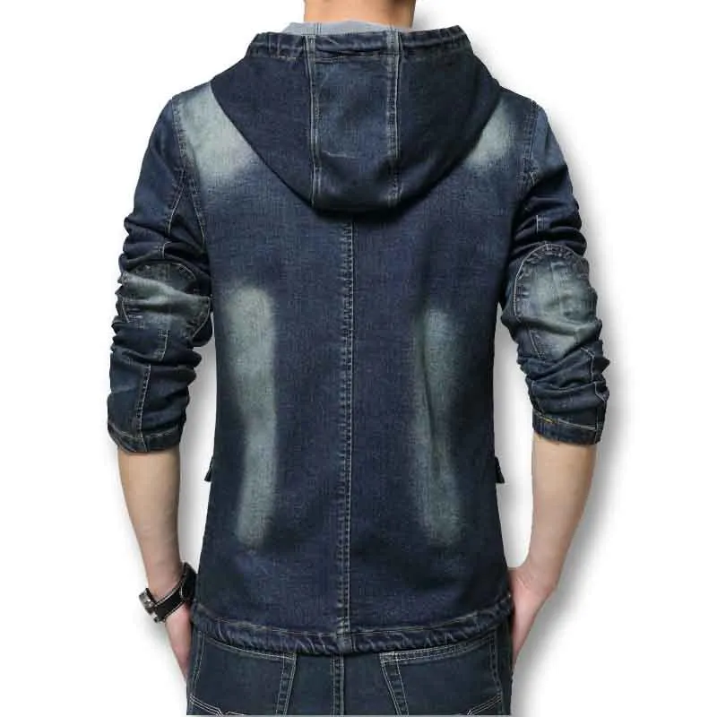 Men Jacket Denim Men SM6ue Denim Jeans Coats Designer Men Slim Fits Outwears With Hat Plus Size SM6