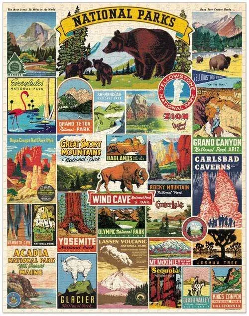 National Parks 1,000 Piece Puzzle (Pick Up Only)