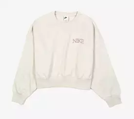 NSW Phoenix Fleece Oversized Womens Crewneck (Beige)