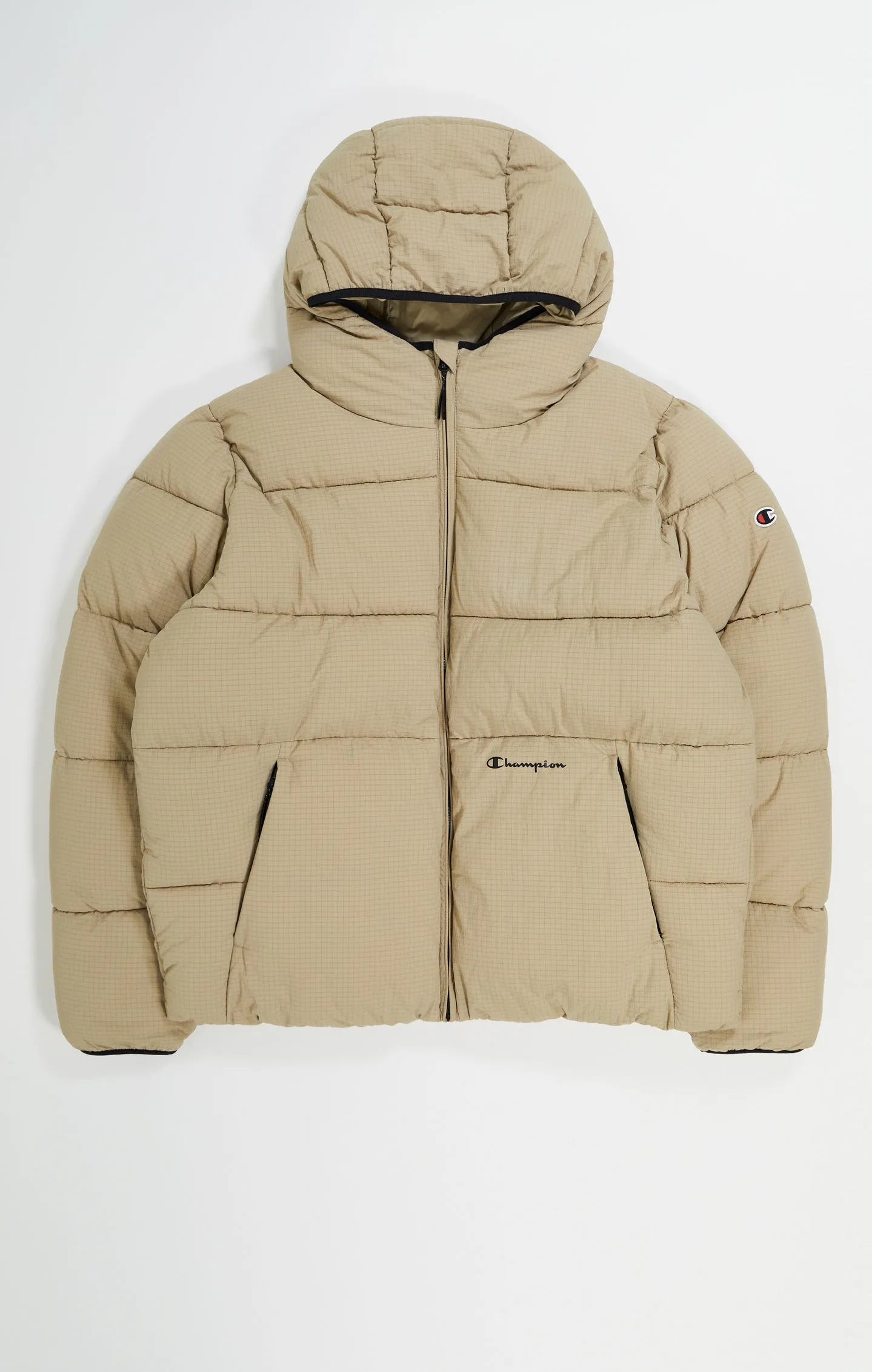 Outerwear Beige Outdoor Multi Pocket Hooded Jacket