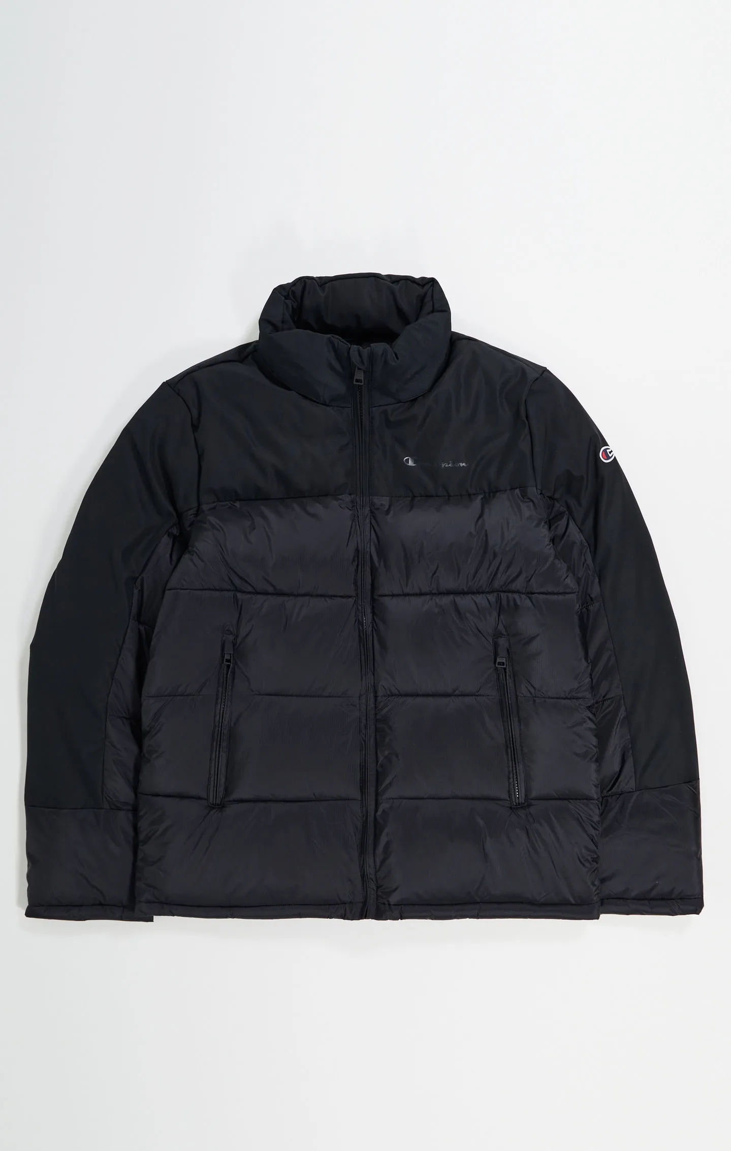 Outerwear Black C Logo Full-Zip Padded Jacket