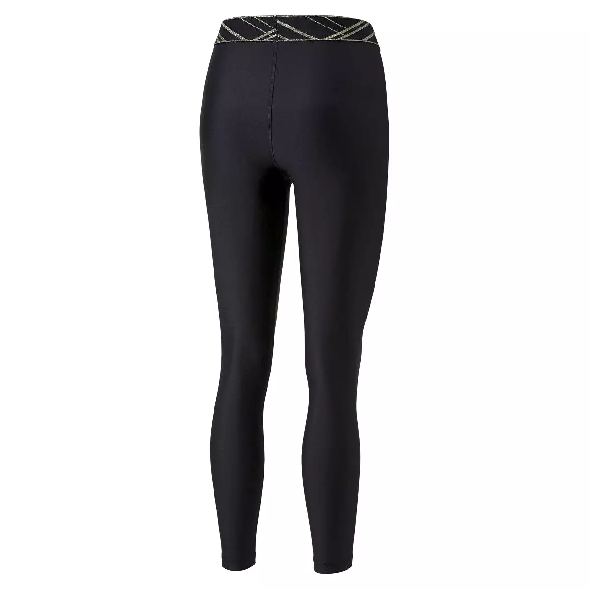 PUMA WOMEN'S DECO GLAM HIGH WAIST FULL-LENGTH TRAINING BLACK TIGHTS