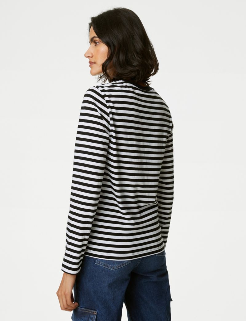 Pure Cotton Striped Everyday Fit Top