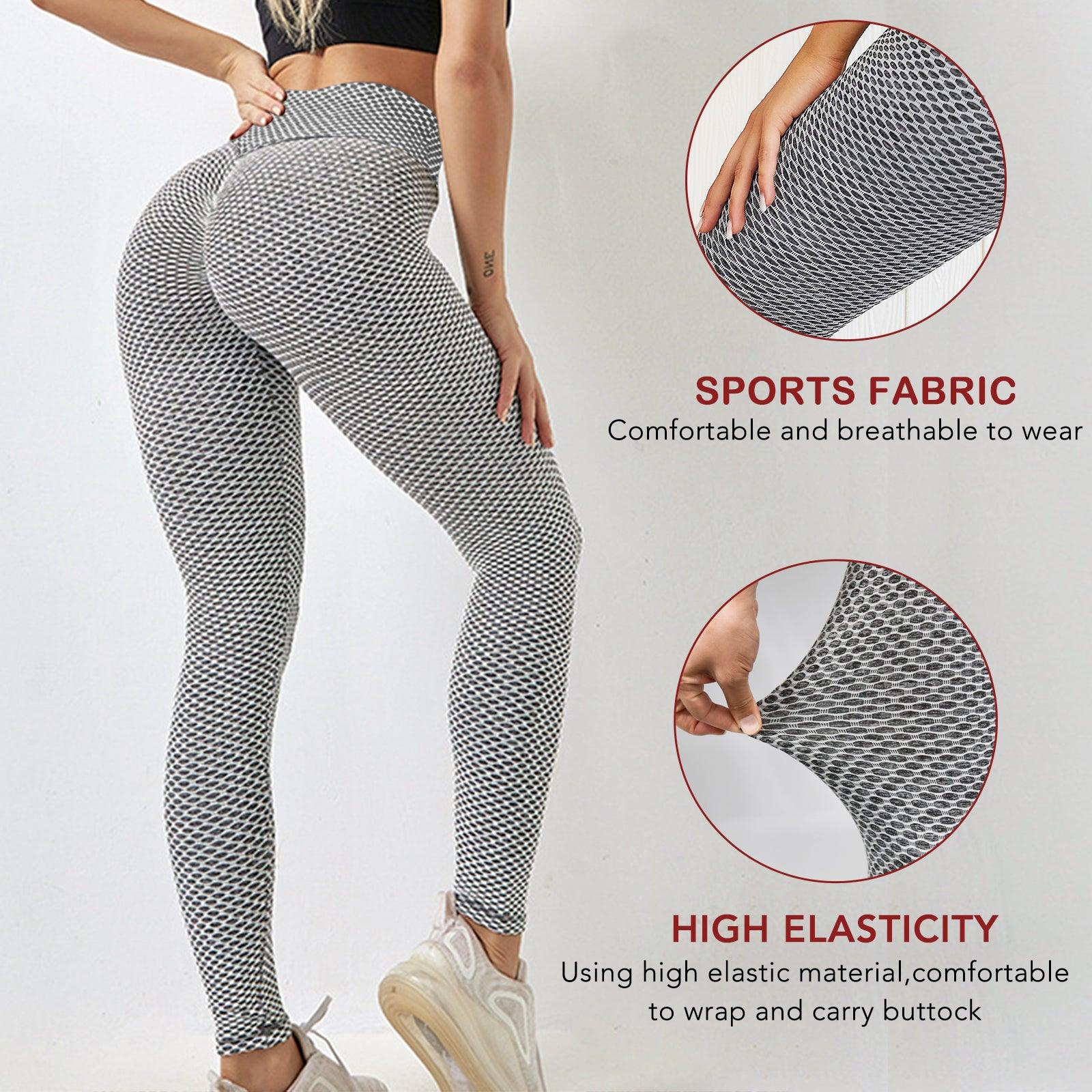 TIK Tok Leggings Women Butt Lifting Workout Tights Sports High Waist Yoga Pants