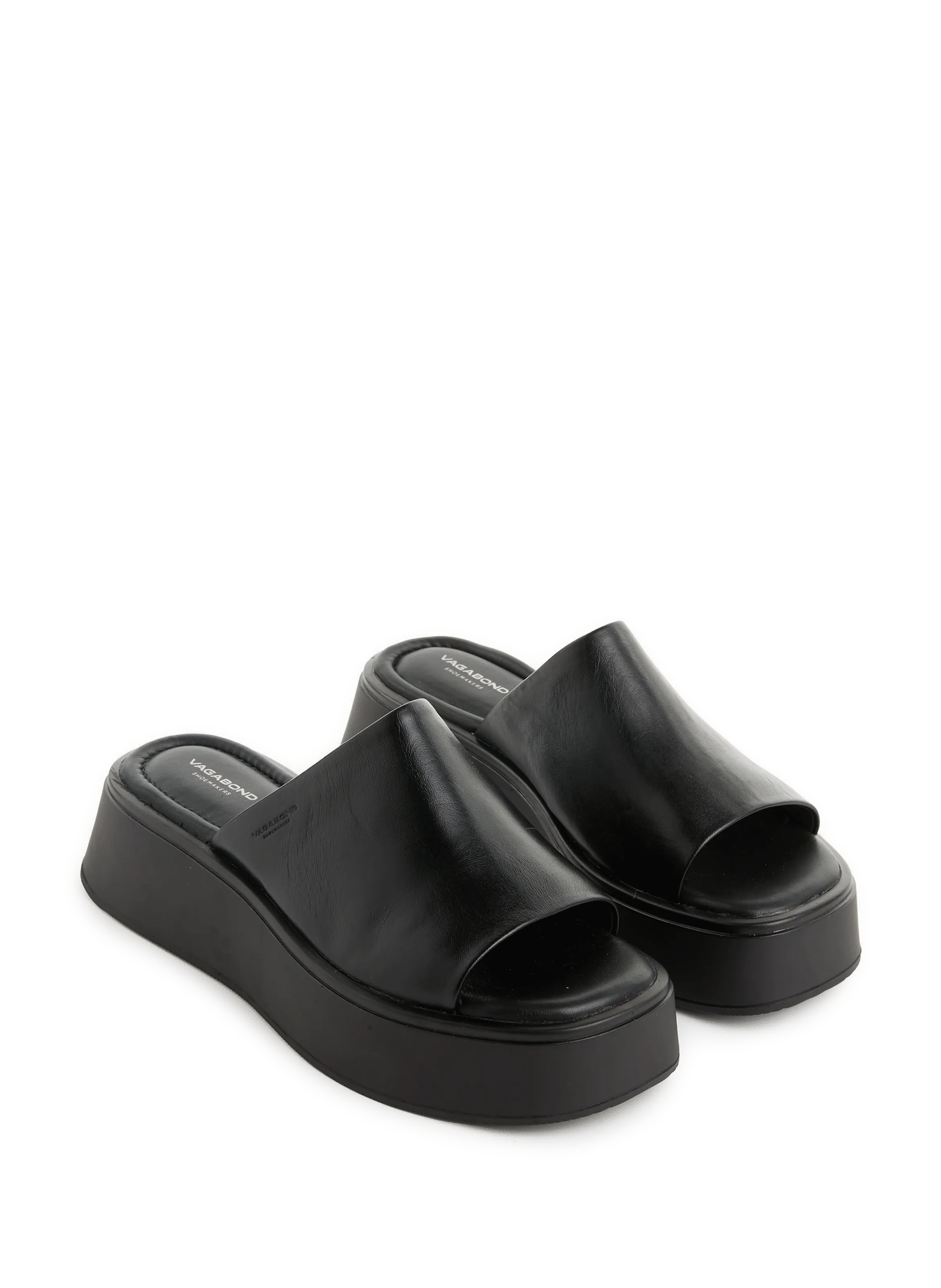 VAGABOND SHOEMAKERS  Platform leather sandals  - Black