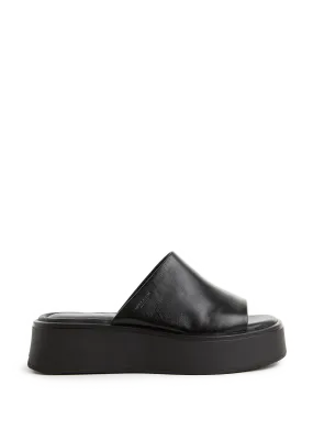 VAGABOND SHOEMAKERS  Platform leather sandals  - Black