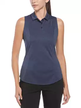 Womens Heather Golf Polo