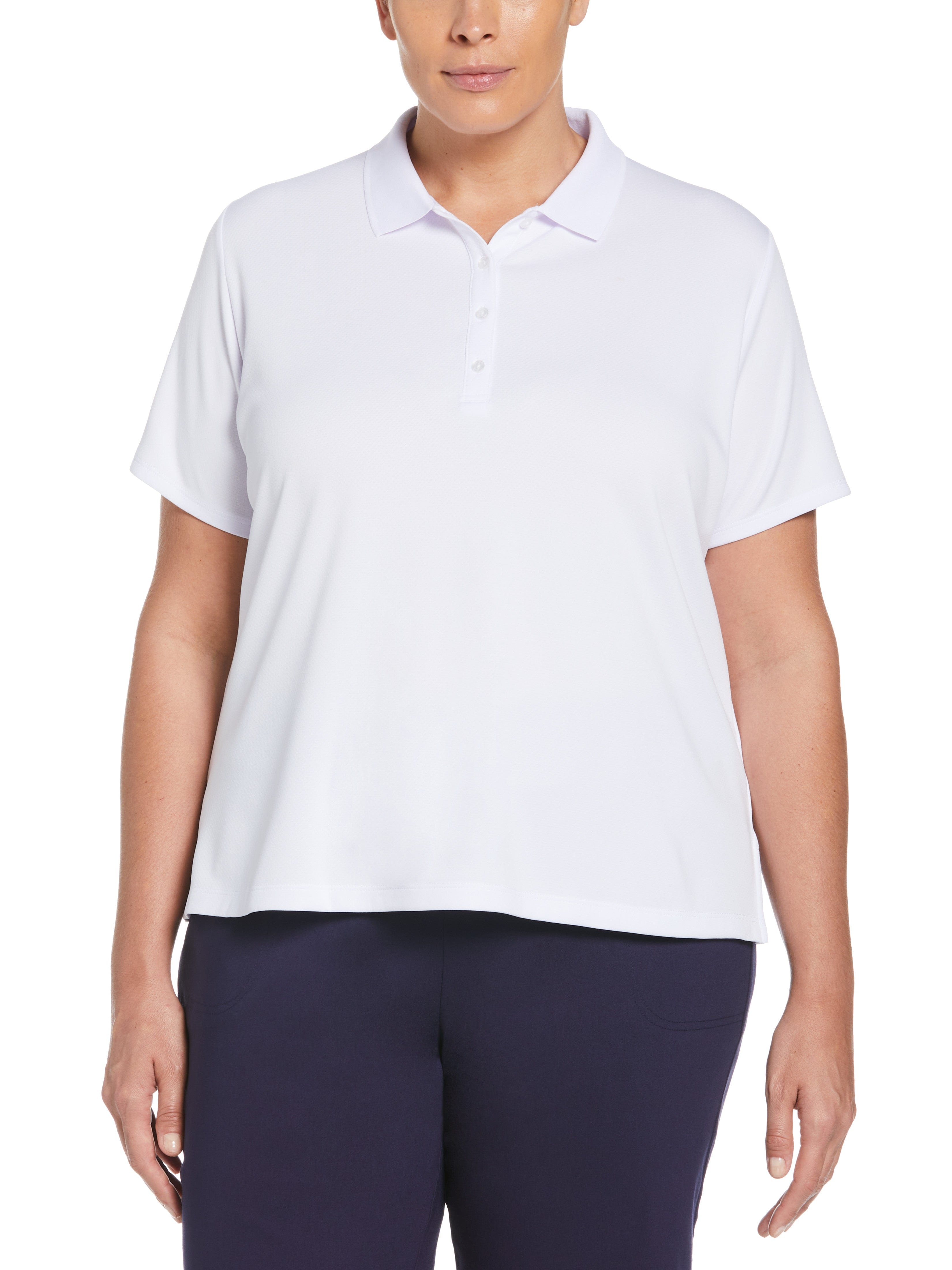 Womens Plus Swing Tech Polo