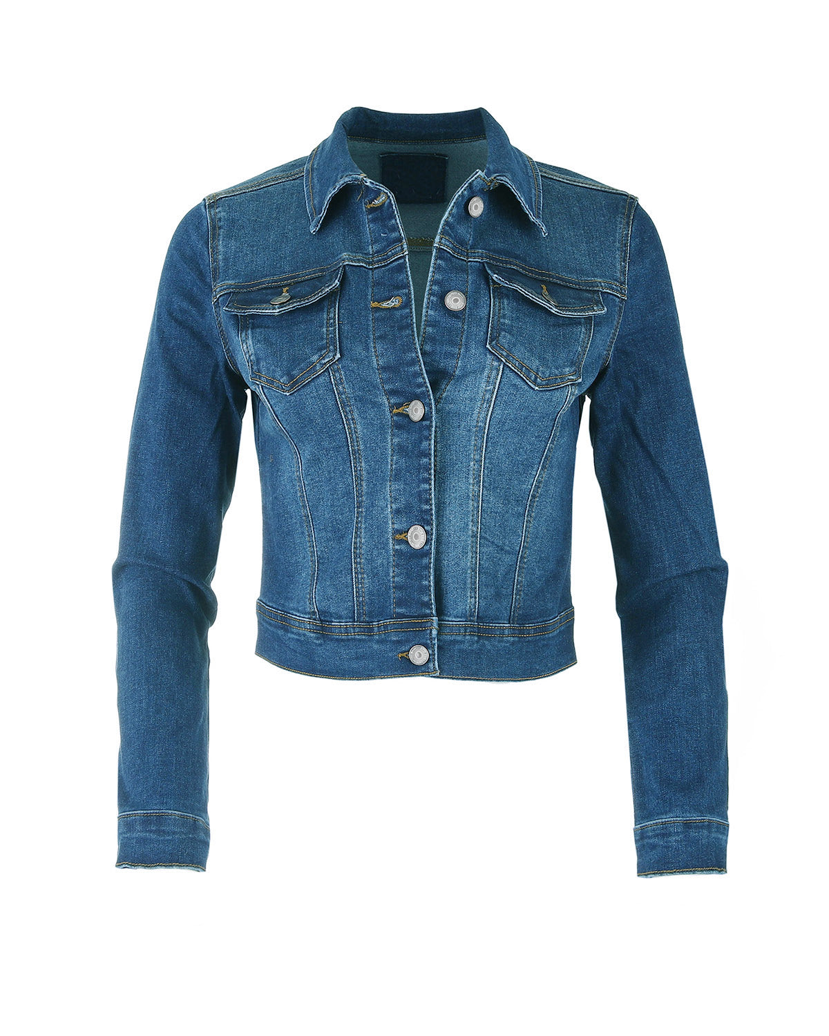 Women’s Stone Wash Comfort Stretch Denim Jacket